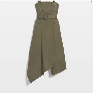 White House black market Olive Dress